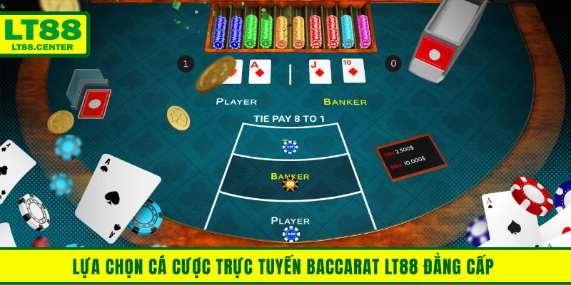 Lựa chọn cá cược trực tuyến Baccarat Lt88 đẳng cấp 