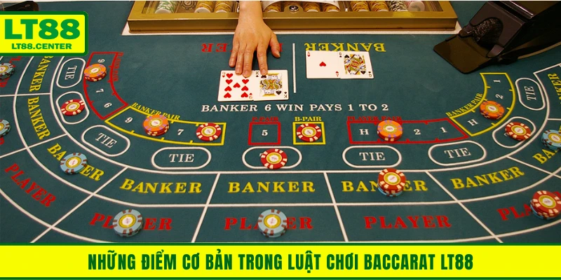 Những điểm cơ bản trong luật chơi Baccarat Lt88