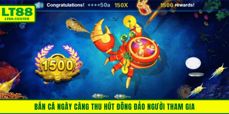 Bắn cá ngày càng thu hút đông đảo người tham gia
