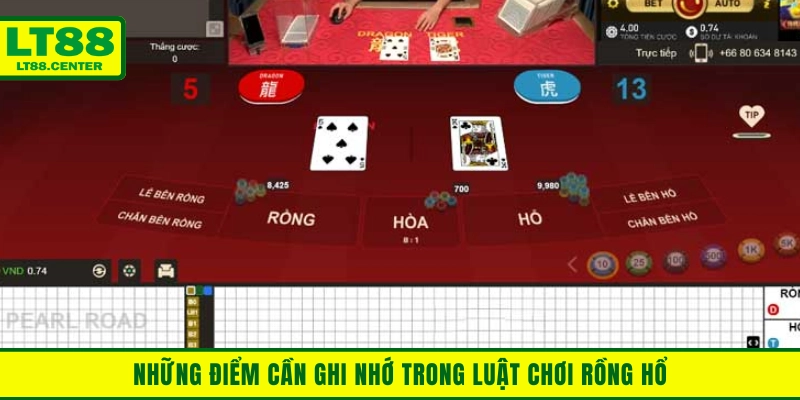 Thông tin cơ bản về game bài online rồng hổ